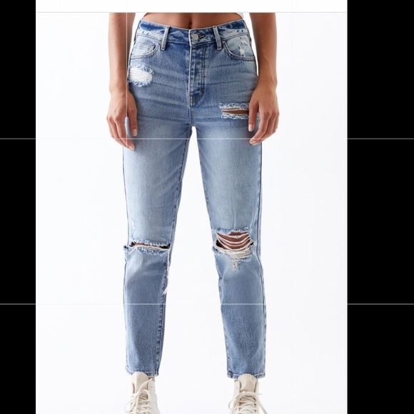 PacSun light wash mom jeans - Picture 4 of 4